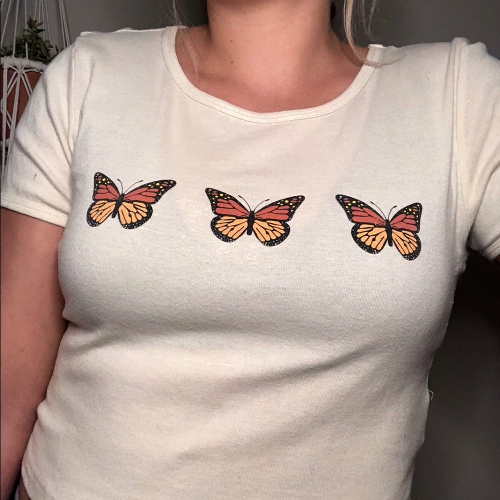 Truly Madly Deeply | Butterfly Crop Top